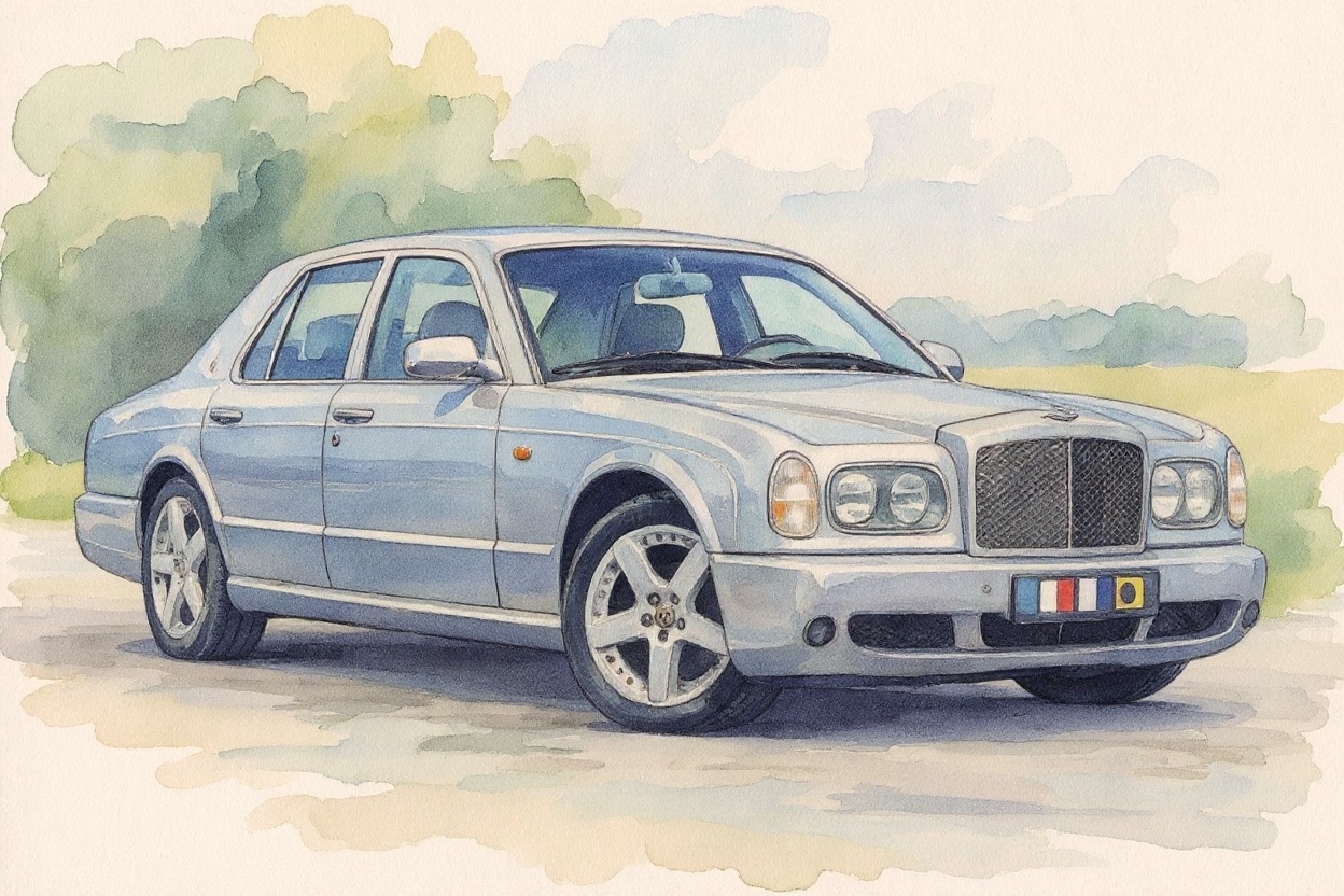 Aquarelportret Bentley