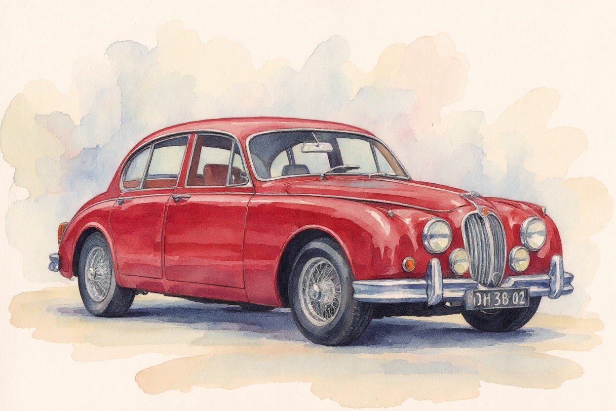 Aquarelportret Jaguar